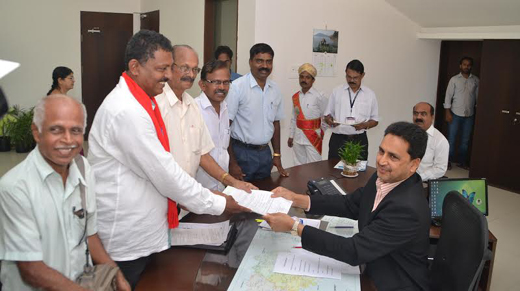 Yadava Shetty of CPI(M) file nominations